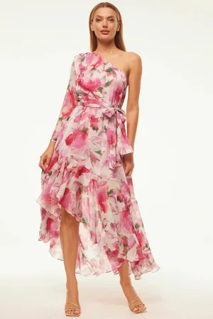 SABRINA DRESS - GARDEN FUCHSIA