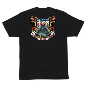 Santa Cruz X Godzilla Natas Mothra S/S Heavyweight T-Shirt - Black