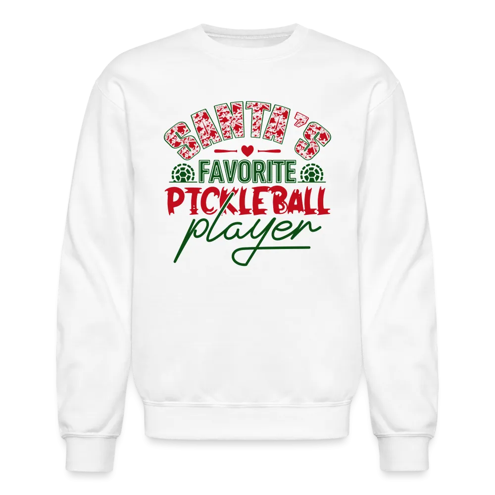 Santa's Favorite Pickleball Player Sweatshirt