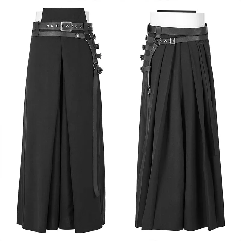 Shadow Samurai Trousers: Black Japanese Warrior Pants