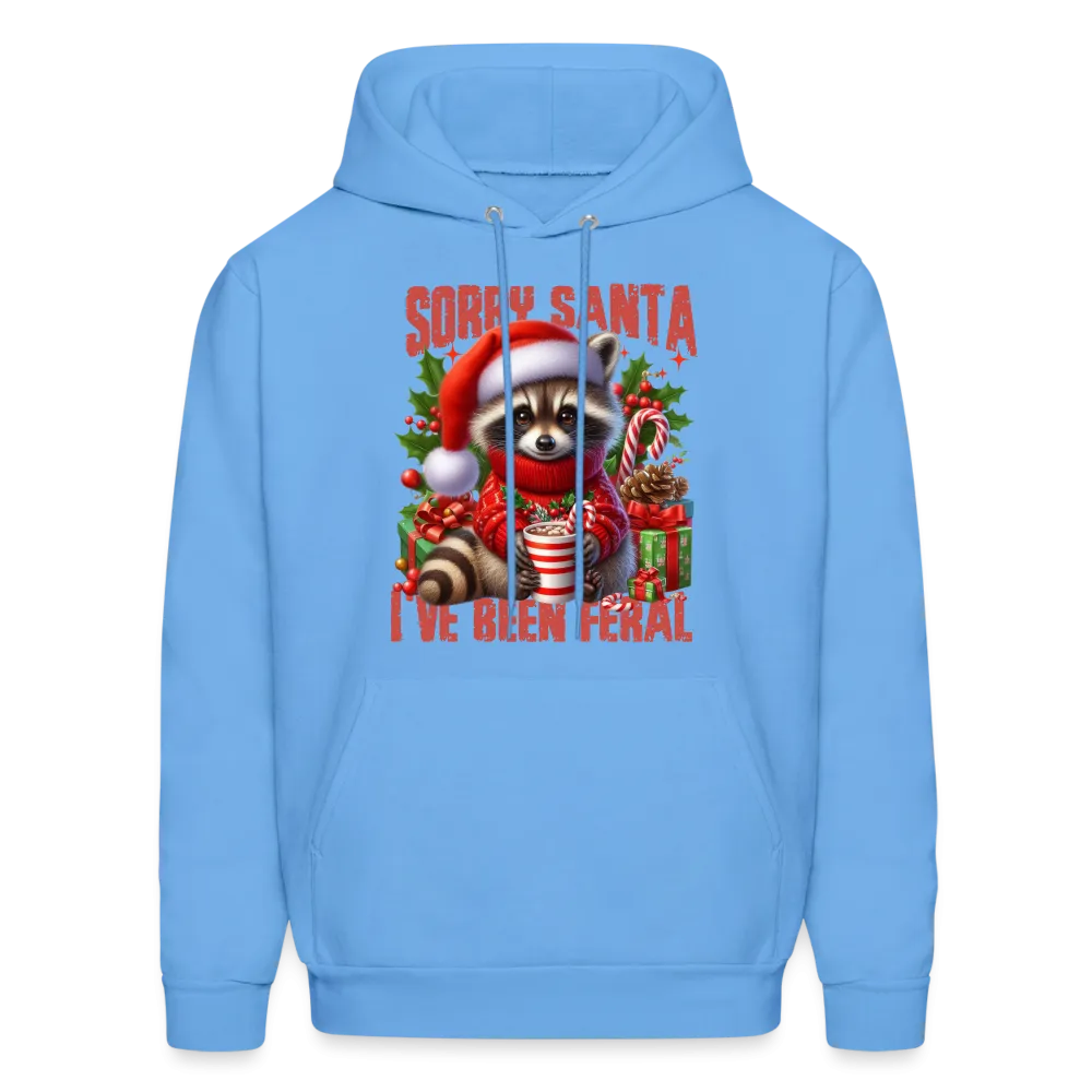 Sorry Santa I've Been Feral Hoodie