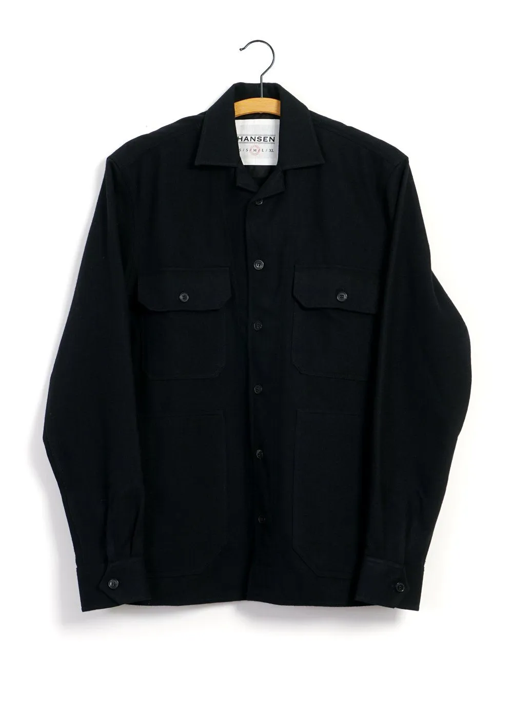 STEFAN | Worker Over Shirt | Black