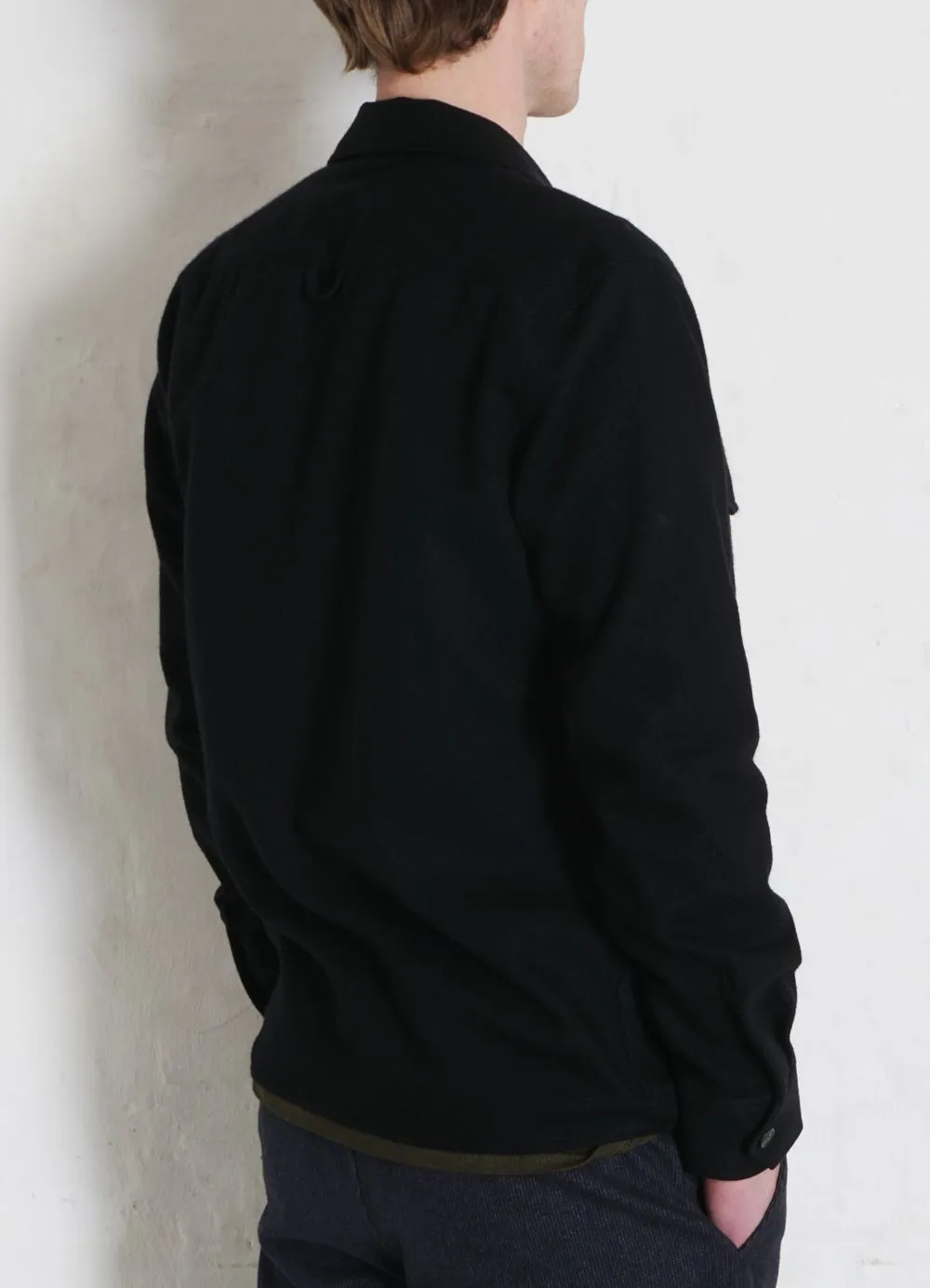 STEFAN | Worker Over Shirt | Black