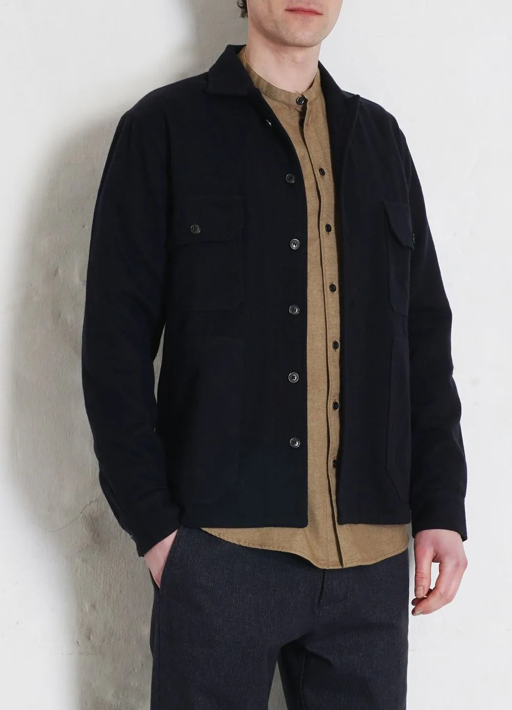 STEFAN | Worker Over Shirt | Navy