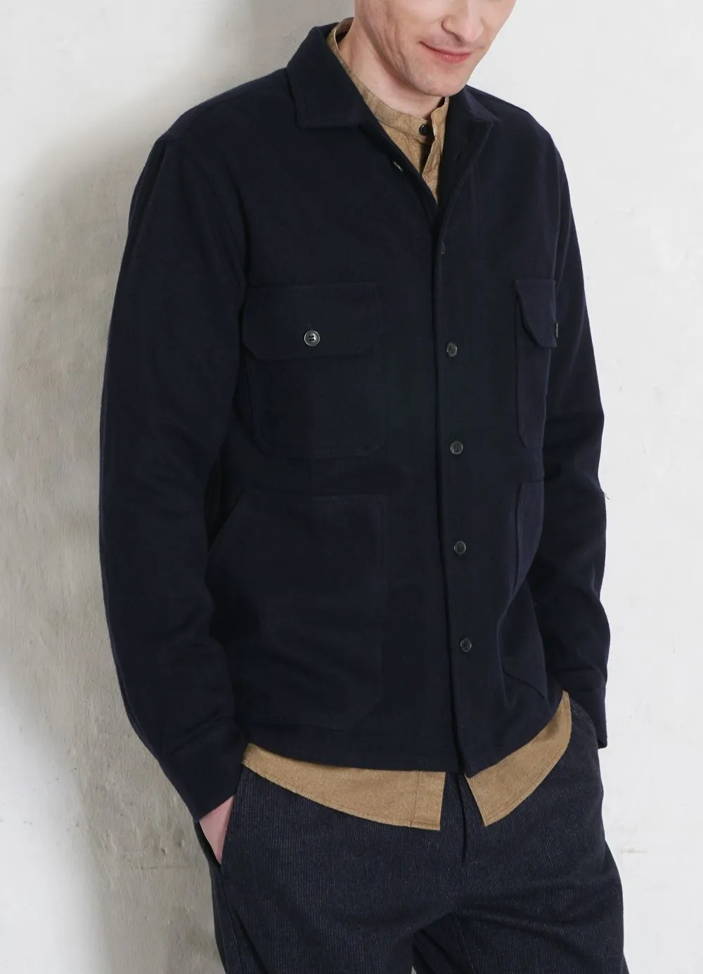 STEFAN | Worker Over Shirt | Navy