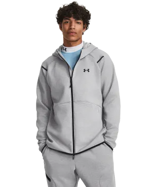 UA Unstoppable Fleece Full Zip M - Grey