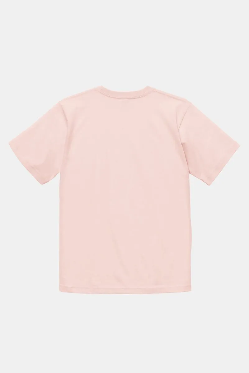 United Athle 5942 Classic Heavyweight  6.2oz T-shirt (Baby Pink)