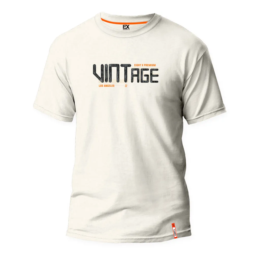 Vintage Vibes 8X Street T-Shirt - Off White