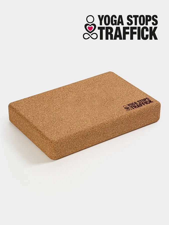 Yoga Stops Traffick Cork Yoga Block Board