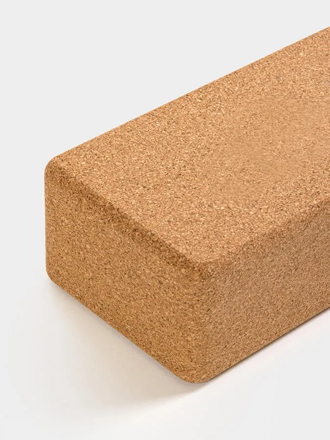 Yoga Stops Traffick Standard Size Cork Yoga Brick